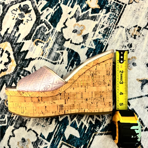 Guess Pink Bedazzled Wedges - Picture 5 of 5